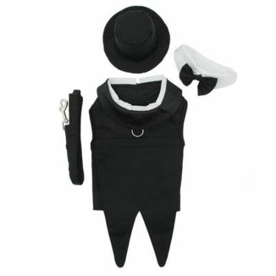 Doggie Design DD-TUX-121705-XL Classic Dog Tuxedo Set with Tails - Extra Large