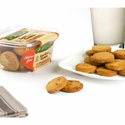 Smart Carbs - Low Carb Cookies - Guilt-Free Healthy Snack Option - No Wheat, Gluten, and Sugar - Diabetic Friendly - Original - 4.5 oz. - 2-Pack