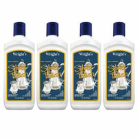 Wright's Silver Polish - Gently Clean and Remove Tarnish Without Scratching, 7 Fl. Oz. - 4 Pack
