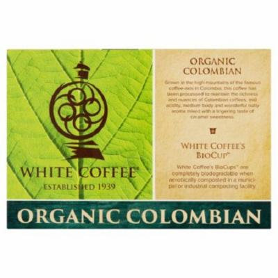 White Coffee Organic Colombian Coffee Case of 4 10 Count