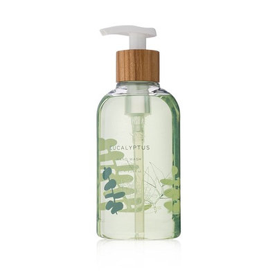 Thymes - Eucalyptus Hand Wash with Pump - Hydrating Liquid Hand Soap with Soothing Aloe Vera - 8.25 oz