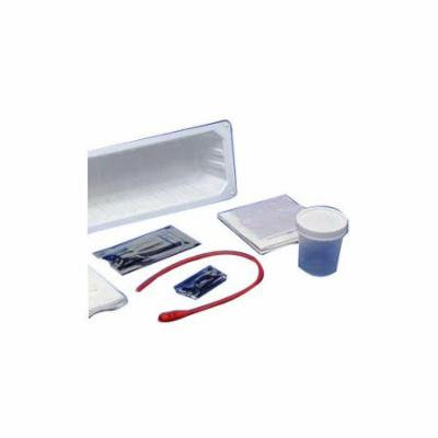 Kenguard dover red rubber open urethral catheter tray 14 fr part no. 75035 (1/ea)