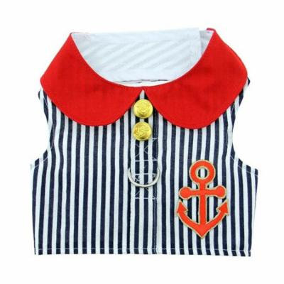 Doggie Design FH-SB-XS Sailor Boy Dog Harness Vest - Extra Small