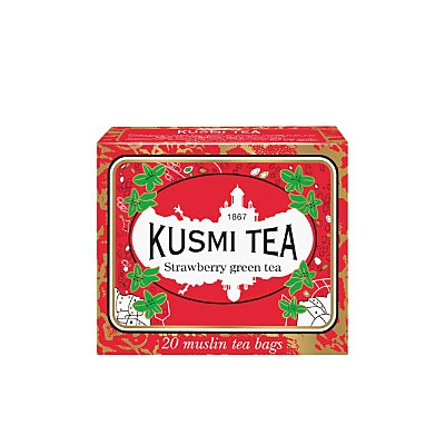Kusmi Tea Strawberry Green Tea Bags