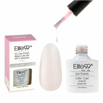 Elite99 Soak Off UV LED Gel Polish Manicure Nail Art 7.3ml Sealer Foundation Gift Box Clear Light Pink