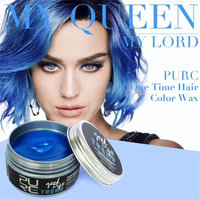 Creazy NEW DIY Hair Clay Wax Mud Dye Cream Grandma Hair Ash Dye Temporary