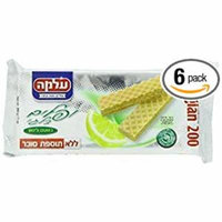 Alma Belgian 200 No Sugar Added Lemon Flavoured Wafers 7 Oz. - Pack Of 6