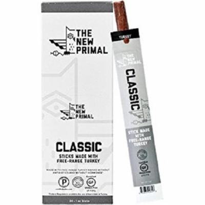 The New Primal Beef Sticks Free Range Case of 20 1 oz.