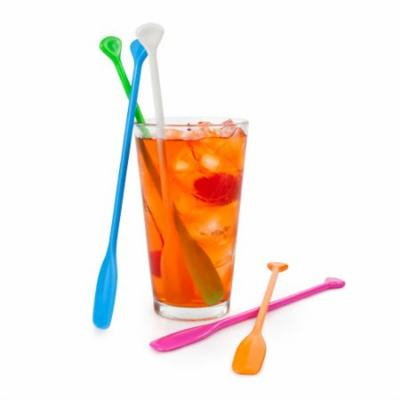 Drink Stir Sticks, Plastic Reusable Beverage Coffee Cocktail Stirring Sticks