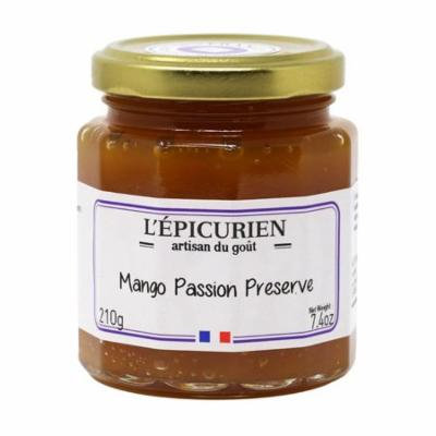 L'Epicurien - Mango & Passionfruit Jam, 7.4oz (210g) Jars (2-PACK)