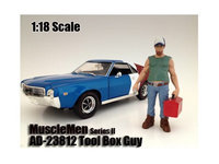 American Diorama 23812 Musclemen Tool Box Guy Figure for 1-18 Scale Models