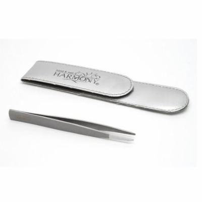 Harmony Professional Grade Stainless Steel Tweezers, Silver Case