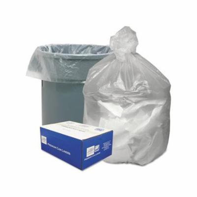 High Density Waste Can Liners, 3133gal, 9mic, 33 X 39, Natural, 500carton