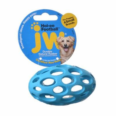 JW Pet Hol-ee Football Rubber Dog Toy Mini (3.75 Long) - Pack of 4