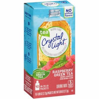 Crystal Light On-The-Go Raspberry Green Tea Drink Mix Box, 10 - 0.96 oz (Pack of 12)