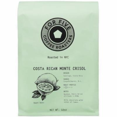 For Five Costa Rica Monte Crisol Whole Bean 12 oz