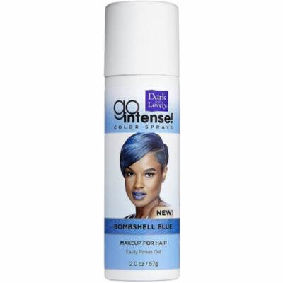 6 Pack - Dark and Lovely Go Intense Color Sprays, Blue Bombshell 2 oz