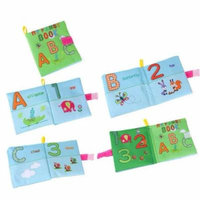 Mosunx New Soft Cloth Baby Intelligence Development Learn Picture Cognize Book B