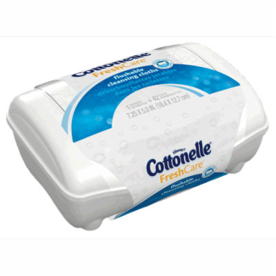 Cottonelle fresh flushable moist wipes tub part no. 36734 (1/ea)