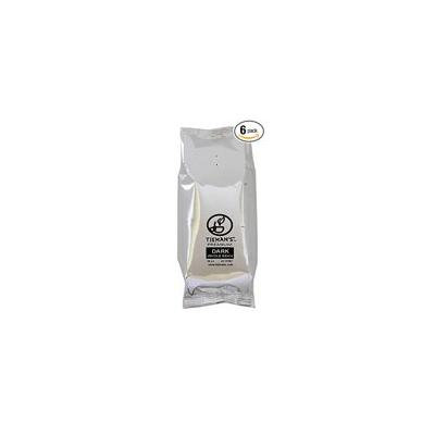 Tieman's Fusion Coffee, Low Acid Dark Roast, Ground, 10 Ounce (6 Pack)