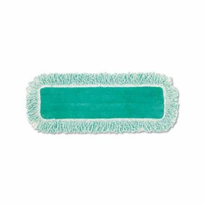 Dust Pad Wfringe, Microfiber, 18 Long, Green, 6carton