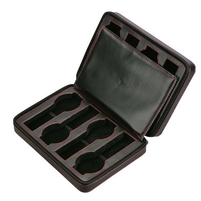Adfa, Inc. Diplomat Watch Storage Case Leatherette Travel Pouch 8 Watch
