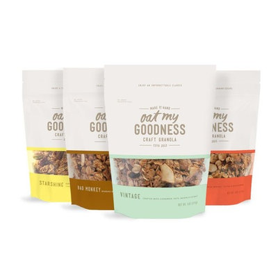 Oat My Goodness Premium Craft Granola, Variety Pack, 8 Ounce (Pack of 4)