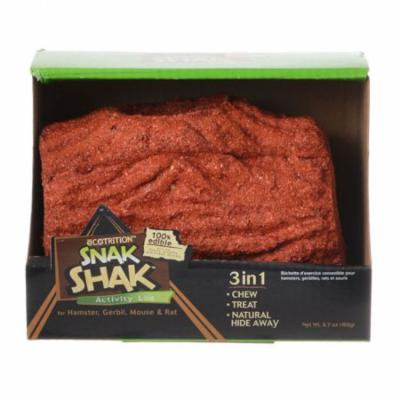 Ecotrition 3 in 1 Edible Snack Shak Activity Log Small Log (Hamster, Gerbil, Mouse & Rabbit) - Pack of 2