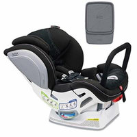 Britax Boulevard ClickTight ARB Convertible Car Seat, Circa With Vehicle Seat Protector Set