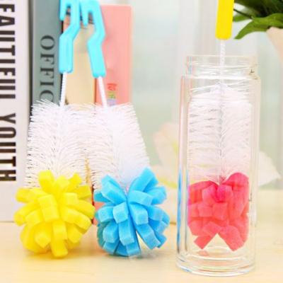 Mosunx 1 PC Kitchen Cleaning Tool Sponge Brush For Wineglass Bottle Coffe Tea Glass Cup