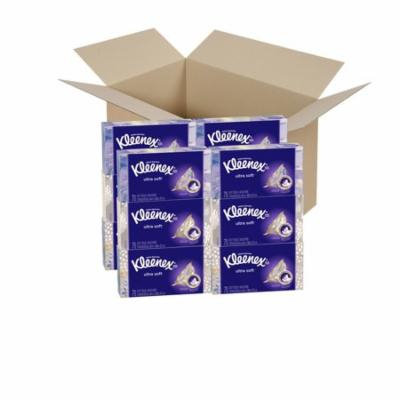 Kleenex Ultra Soft & Strong Facial Tissues; 70 Tissues per Flat Box; 12 Pack
