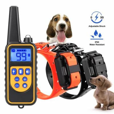 Ownpets Dog Shock Collar With Remote Waterproof Electric For Large 875 Yard Pet Training