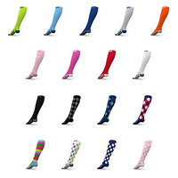 Go2Socks GO2 Compression Socks for Men Women Nurses Runners 20-30 mmHg (high) - Medical Stocking Maternity Travel - Best Performance Recovery Circulation Stamina
