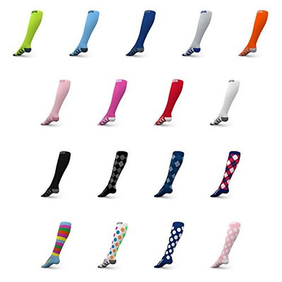 Go2Socks GO2 Compression Socks for Men Women Nurses Runners 20-30 mmHg (high) - Medical Stocking Maternity Travel - Best Performance Recovery Circulation Stamina