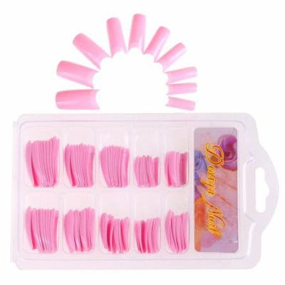 100pcs False Acrylic Gel French Manicure Nail Manicure Art Half Tips Salon 8 Colors SPPYY