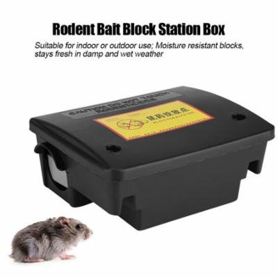Rodent Bait Block Station Box Case Trap Rat Mouse Mice with Keys ,Rodent Bait Block Station Box