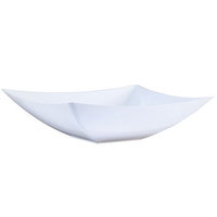Lillian Caterware, Rectangular Plastic Bowl, Pearl, 128 Oz, 2 Ct