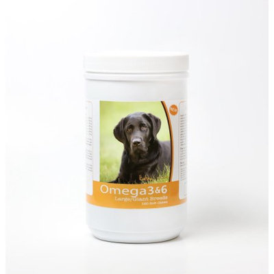 Healthy Breeds 840235143383 Labrador Retriever Omega 3 & 6 Skin & Coat Soft Chews - 120 Count