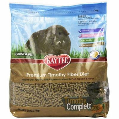 Kaytee Timothy Complete Guinea Pig Food Plus Flowers & Herbs 5 lbs - Pack of 2