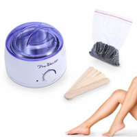 Hair Removal Kit, Paraffin Melting Pot Warmer Container, Electric Hot Paraffin Waxing Warmer, Durable Body Depilatory Machine Waxing Heater, with Hot Waxing Bean & 5Pcs Spatula