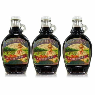 Pioneer Valley Gourmet Marionberry Fancy Syrup 11.5 oz. - 3 pack