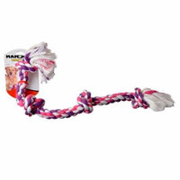 Flossy Chews Colored 4 Knot Tug Rope Large (22