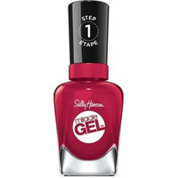 2 Pack - Sally Hansen Miracle Gel Nail Polish, Rhapsody Red 0.5 oz