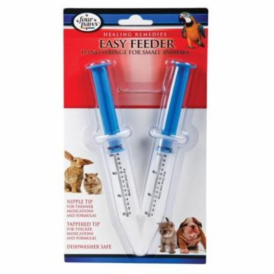 Four Paws Easy Feeder 2 Pack - .5 oz each - Pack of 10