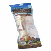 Loving Pets Pure Buffalo Jerky Wrapped Rawhide Bones Large - 1 Pack - (6-7 Bone) - Pack of 2