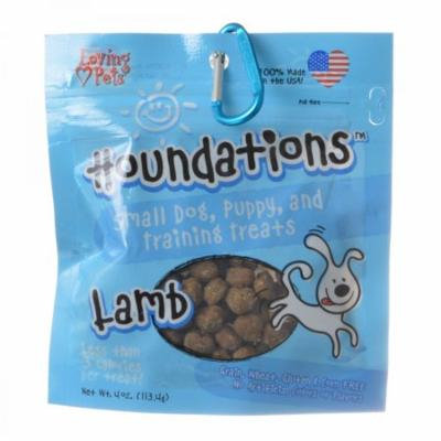 Loving Pets Houndations Training Treats - Lamb 4 oz - Pack of 12