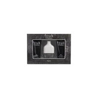 FCUK FRICTION by French Connection - EDT SPRAY 3.4 OZ & AFTERSHAVE BALM 6.7 OZ & SHOWER GEL 6.7 OZ - MEN