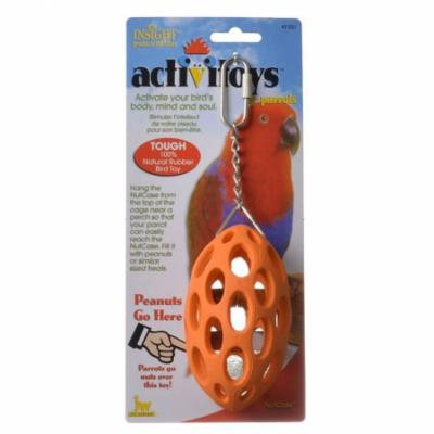 JW Insight Nutcase Rubber Parrot Toy Nutcase Parrot Toy - Pack of 12