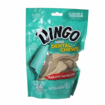 Dingo Dental Chews - Total Care Mini - 24 Pack - Pack of 12