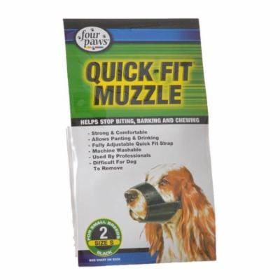Four Paws Quick Fit Muzzle Size 2 - Fits 5.5